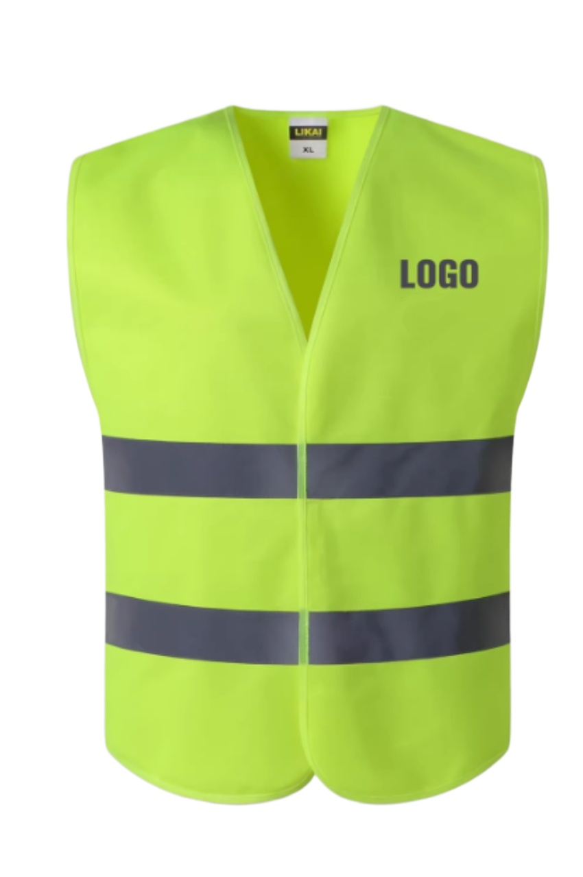 螢光黃橙漸變款反光安全背心