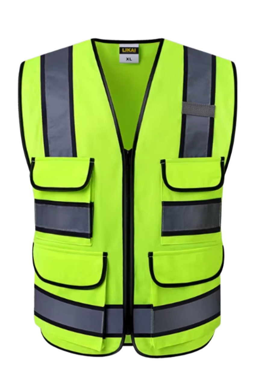 螢光黃ESG環保反光安全背心