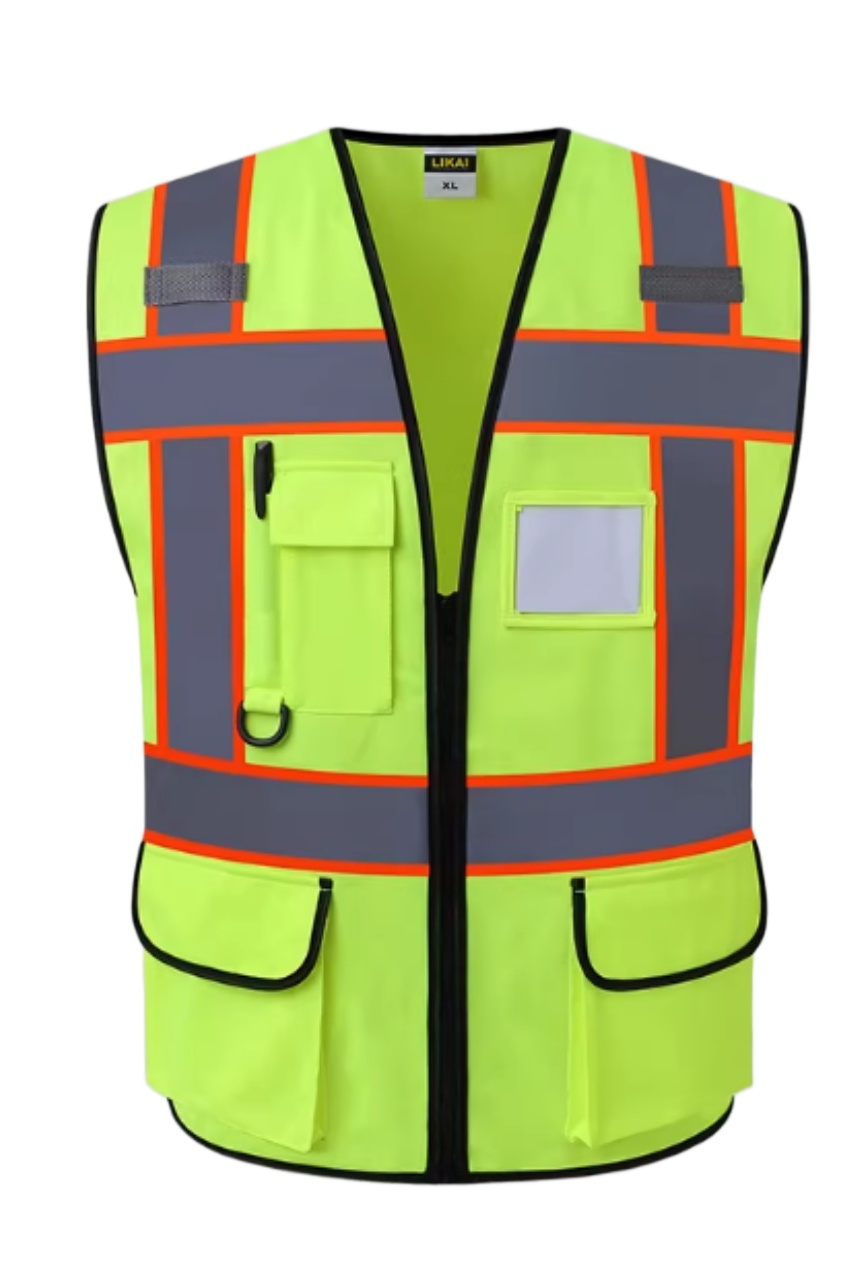 螢光黃環保輕薄款反光背心